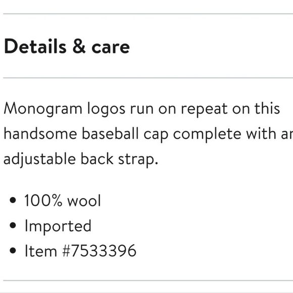 Michael Kors Monogram Logo Baseball Cap- Black main image 5